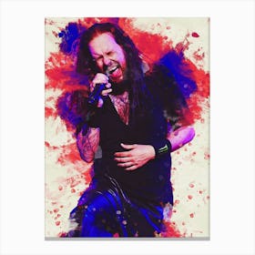Smudge Jonathan Davis Live Korn Canvas Print