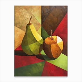 Pears And Apples Canvas Print