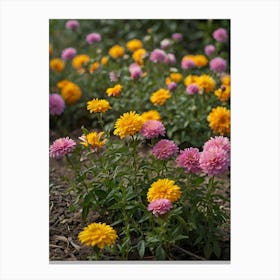 Chrysanthemums 1 Canvas Print