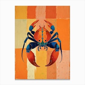 Orange Crab Canvas Print