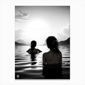 Two Girls Canvas Print