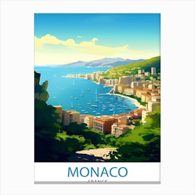 MonacoTravel Poster Canvas Print