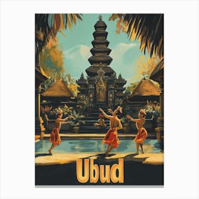 Aihrgdesign A Mid Century Modern Travel Poster For Ubud Showi 5b81887c 26a7 4166 Bf51 87464b382c7f 1 Canvas Print