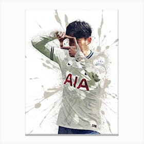 Son Heung Min Tottenham Canvas Print