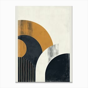 Soft Fragments Minimalist Style Canvas Print