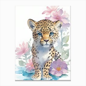 Leopard Cub 1 Canvas Print