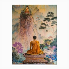 Buddha Meditation Canvas Print