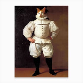 Cat In Costume Canvas Print