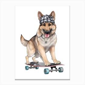 Prints, posters, nursery and kids rooms. Fun dog, music, sports, skateboard, add fun and decorate the place.40 Canvas Print