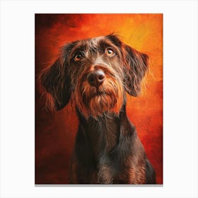 Dachshund. Generated AI. Art Print 5 Toile