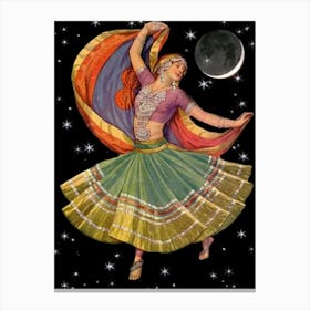 Indian Dancer Canvas Print