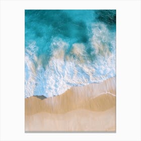 Aerial View Of A Beach 147 Canvas Print