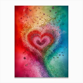 Heart Of Love Canvas Print