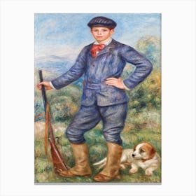 Jean As A Huntsman (1910), Pierre Auguste Renoir Canvas Print