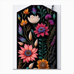 Floral Wall Art Canvas Print