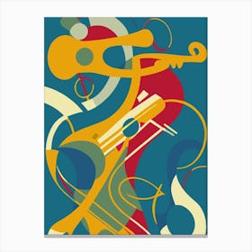 Abstract Music Canvas Print