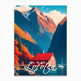 Lofoten Norway Fjord Canvas Print