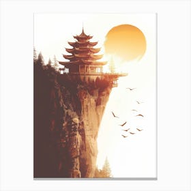 Chinese Pagoda 9 Canvas Print