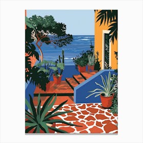 Garden By The Sea Canvas Print