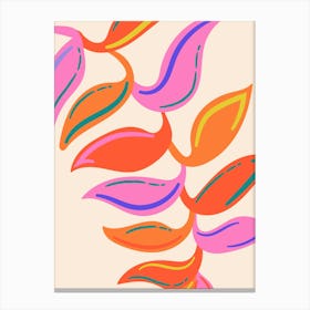 Abstract Leaves 1 Canvas Print