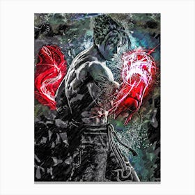 Jin Kazama Tekken Videogame Canvas Print