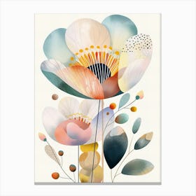 White Poppy Canvas Print