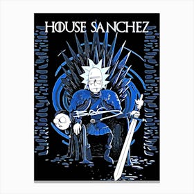 House Sanchez Rick Morty Canvas Print