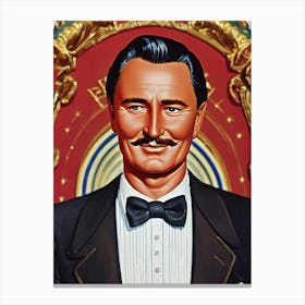 Errol Flynn Illustration Movies Canvas Print