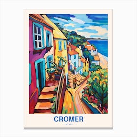 Cromer England 4 Uk Travel Poster Canvas Print