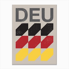 Germany Flag Canvas Print