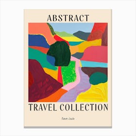 Abstract Travel Collection Poster Timor Leste 3 Canvas Print