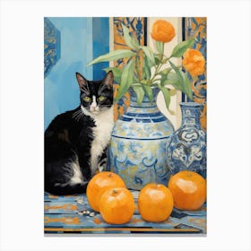 Chinese Cat Canvas Print