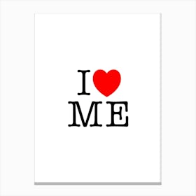 I Heart Me Canvas Print