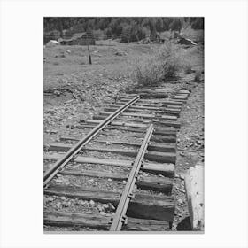 Abandoned Railroad Leading To Abandoned Mine, San Juan County, Colorado, When The Mines Moved Out Canvas Print