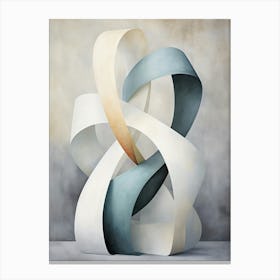 Abstract Geometric Sculpture Canvas Print