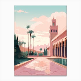 Morocco Palace Canvas Print