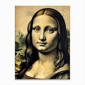 Mona Lisa 1 Canvas Print