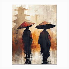 Two Asian Women Canvas Print