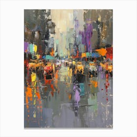 New York City Taxis Canvas Print