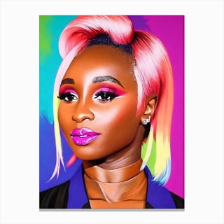 Cynthia Erivo Pop Art Art Print by Lights Camera Action - Fy Cynthia Erivo Pop Art Art Print By Lights Camera Action - Fy
