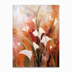 Fall Flower Painting Lily Of The Valley 1 Canvas Print