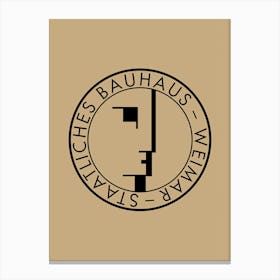 Bauhaus Logo Canvas Print