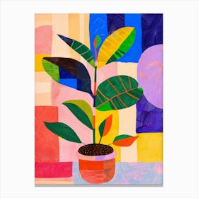 Plant In A Pot 33 Canvas Print