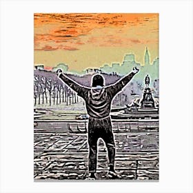 The Man Of Rocky Movie Canvas Print