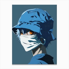 Anime Character With Mask Canvas Print