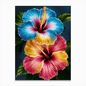 Hibiscus Flower 19 Canvas Print