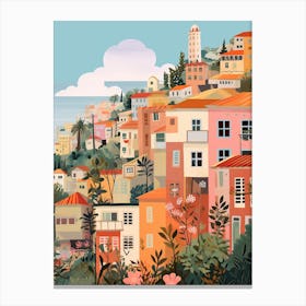 Haifa Israel 3 Illustration Canvas Print