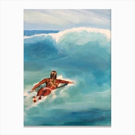 Surfer Girl Canvas Print