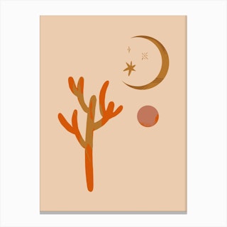 Desert Moon Canvas Print