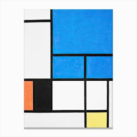 Composition, Cubism Art, Piet Mondrian Canvas Print